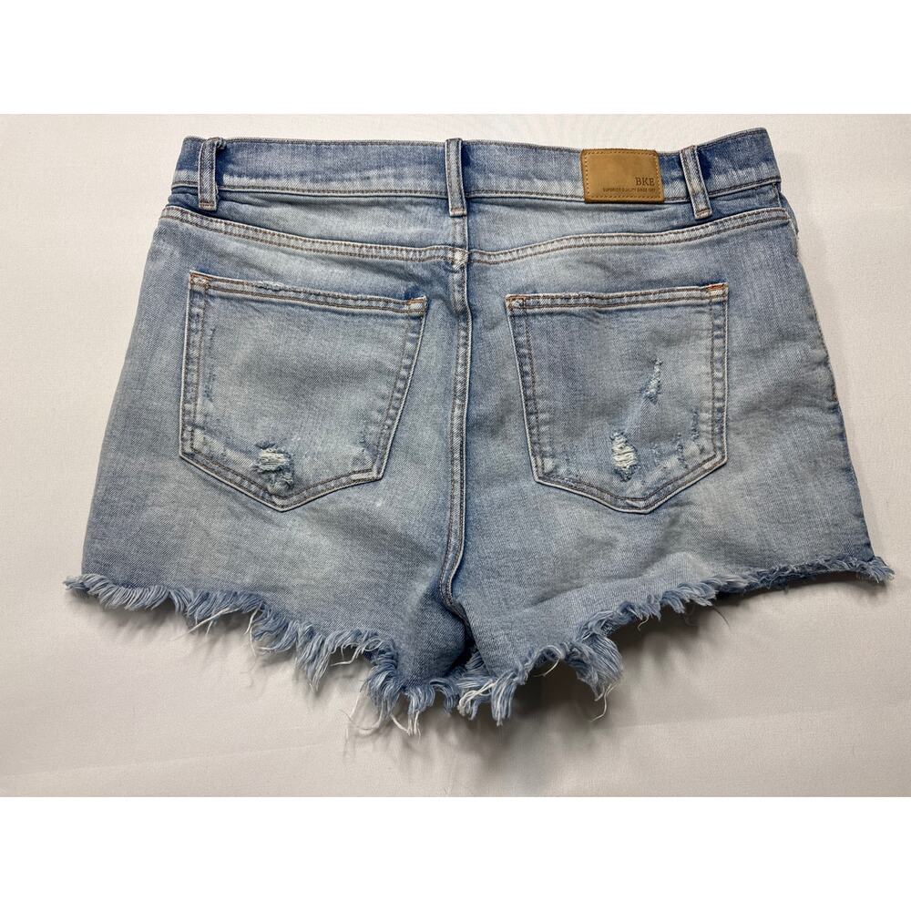 BKE Denim Buckle Women's Billie Cut Off Blue Denim Shorts - Size 30 (31x2) - Picture 3 of 7